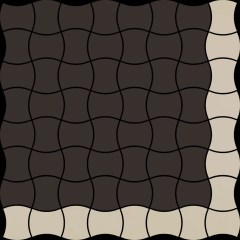 Paradyz Modernizm Nero Mix A mozaik 30x8x30,8 cm